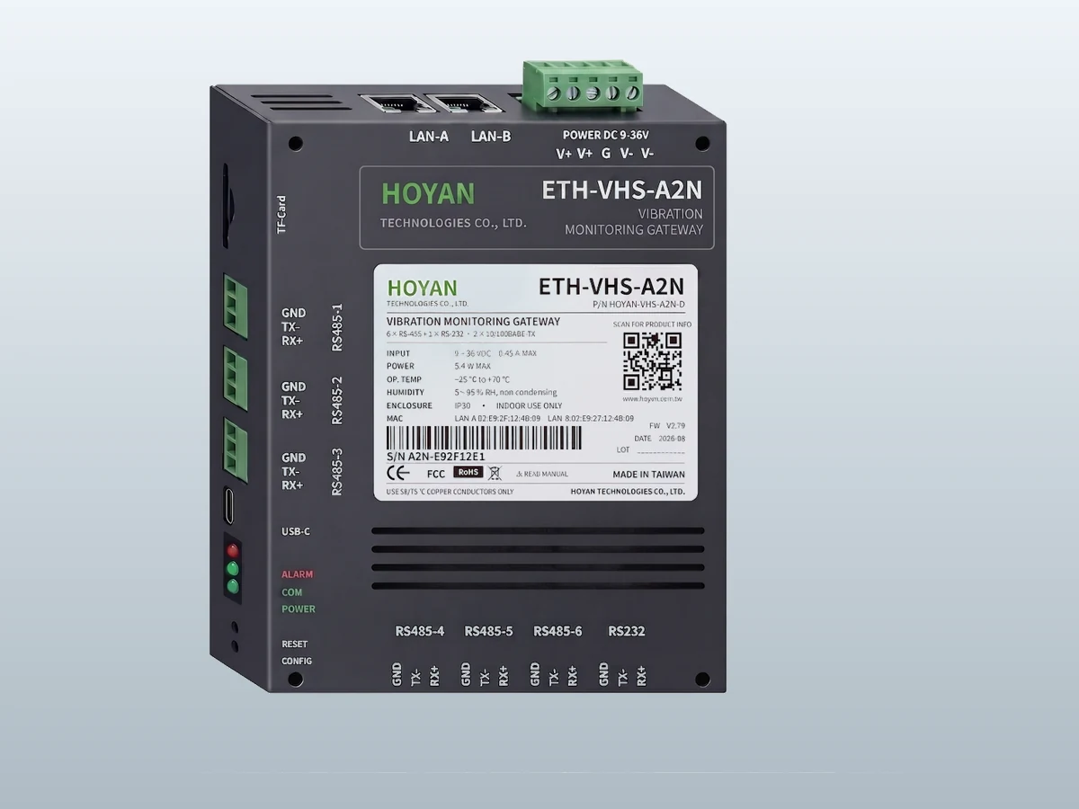 ETH-VHS-A2N 振動監測閘道器
